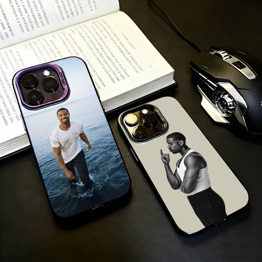 Phone Cases Jordan - M-Michael B. Jordan Siyah Şeker Gümüş