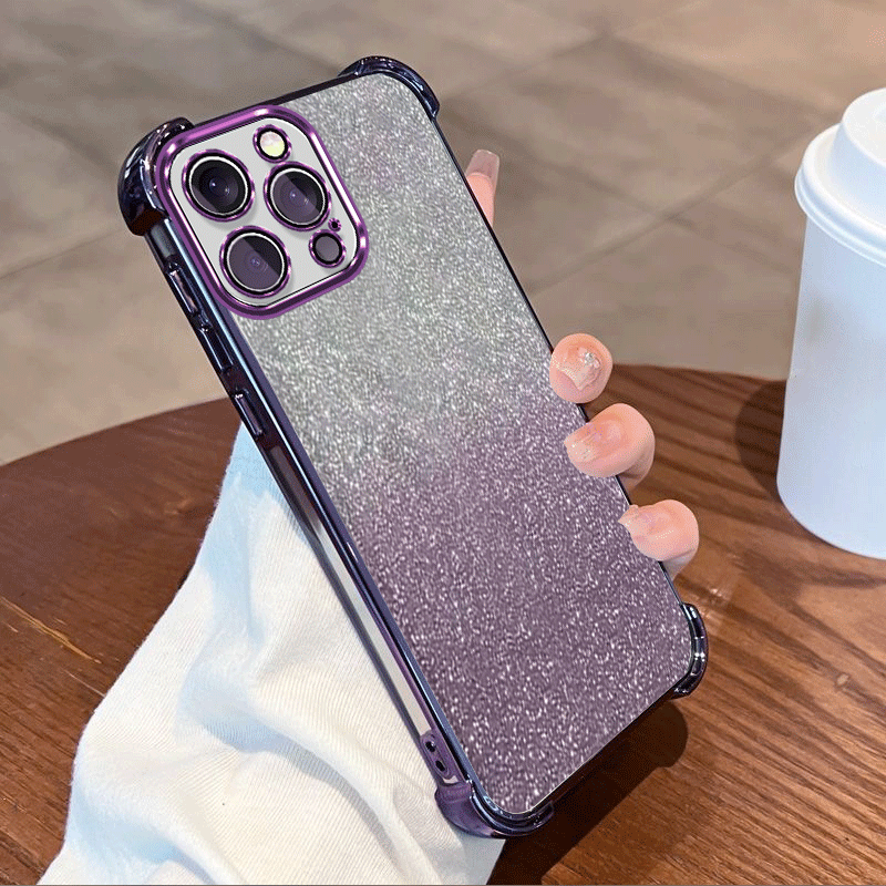Glitter Shockproof Case - Realme Note 80 4G Kılıfı için