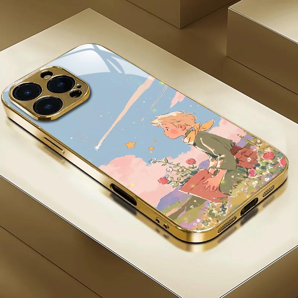 Phone Cases Iphone 15 Pro Max - INS Aynalı Gül Küçük Prens Telefon