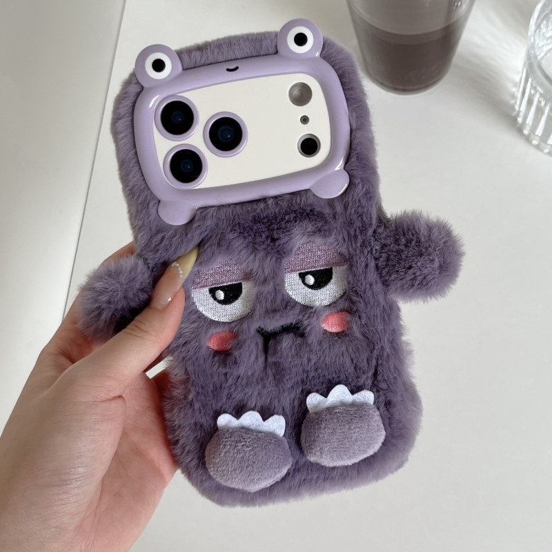 Phone Cases Iphone 15 Pro Max - Sevimli Karikatür Komik Uyuyan İfadeli iPhone
