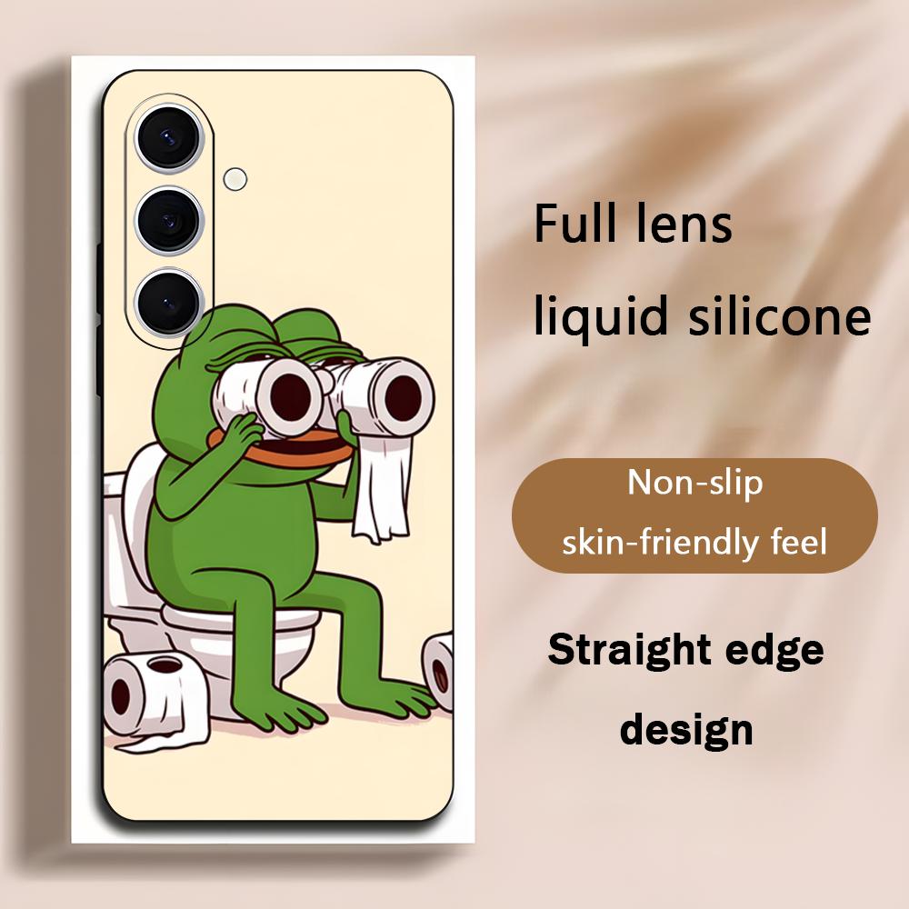 Phone Cases Samsung S25 Ultra - Üzgün Pepe kurbağası Çizimli Havalı Telefon
