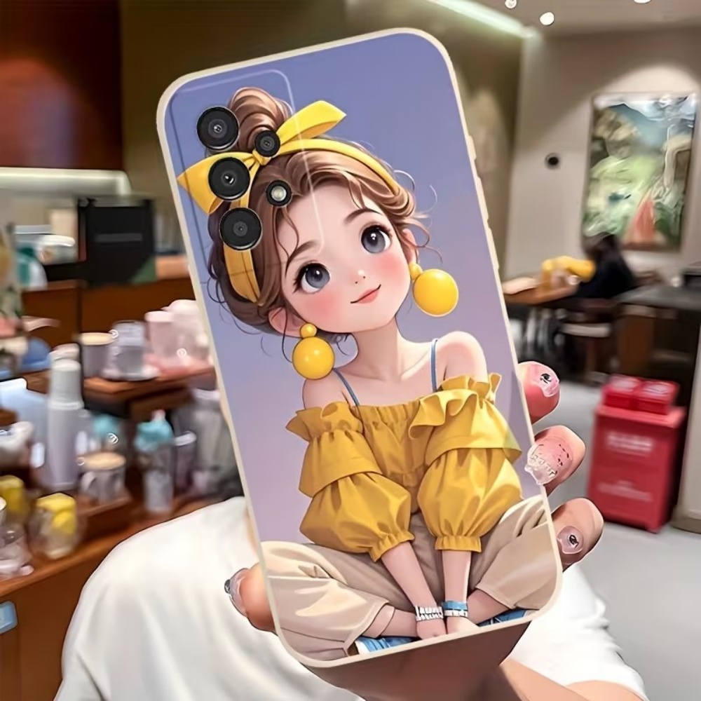 Phone Cases Galaxy S26 Ultra - Sevimli Karikatür Kız Desenli Tasarım Telefon