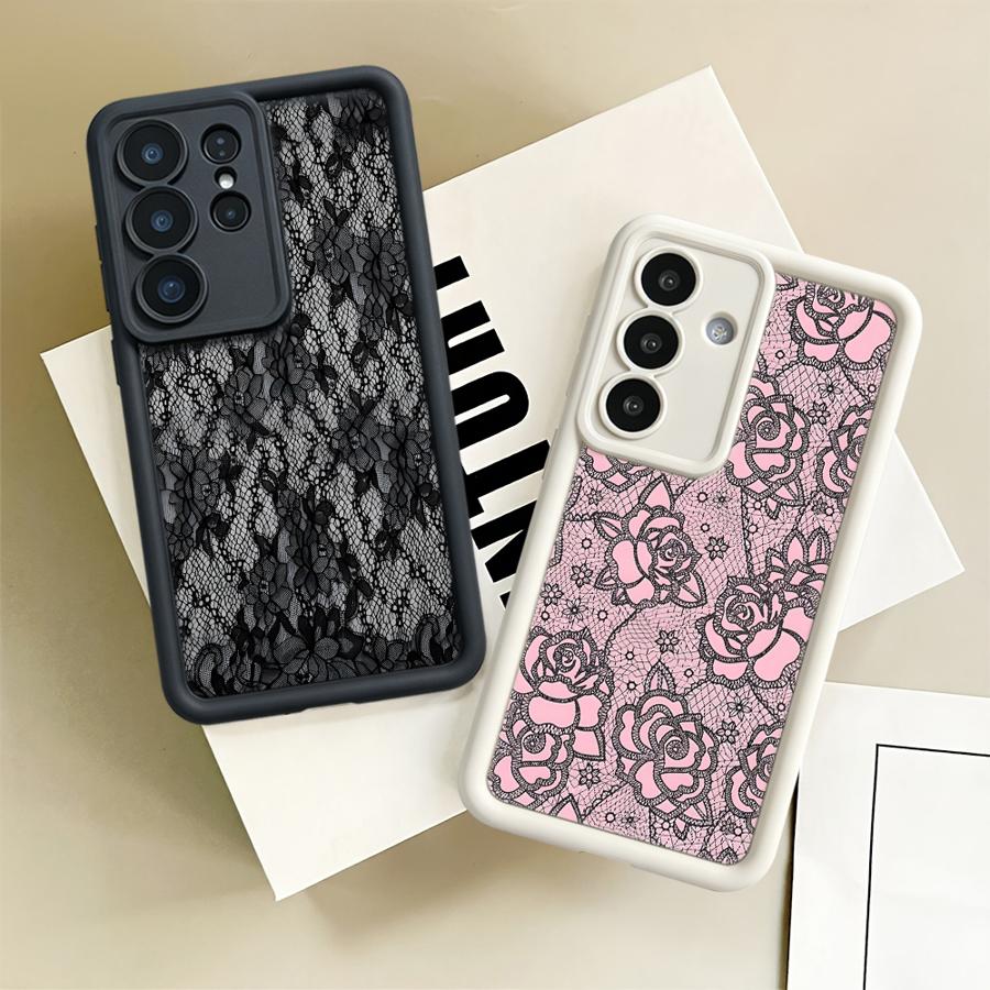 Phone Cases Galaxy S26 Ultra - Yaratıcı Dantel Desenli Telefon Kılıfı Samsung