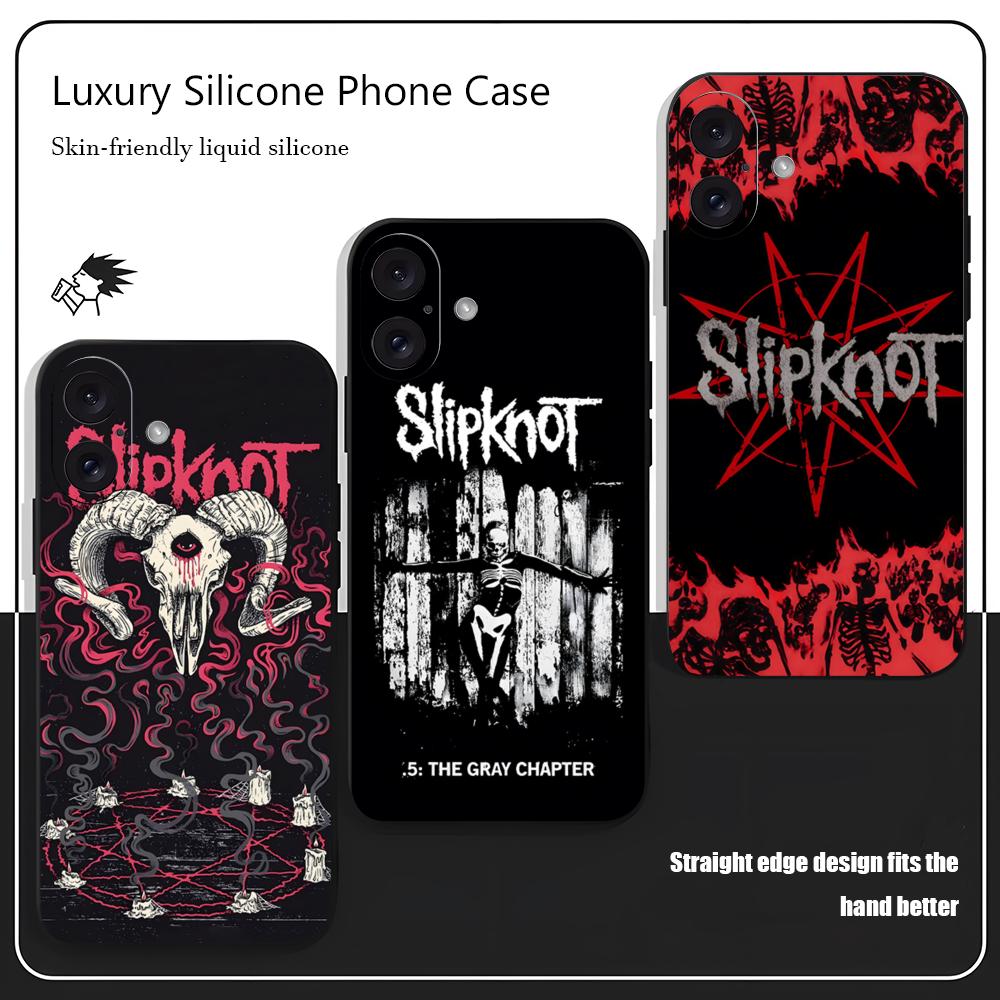 Phone Cases Iphone 15 Pro Max - S-Slipknot Popüler Bant Telefon Kılıfı iPhone