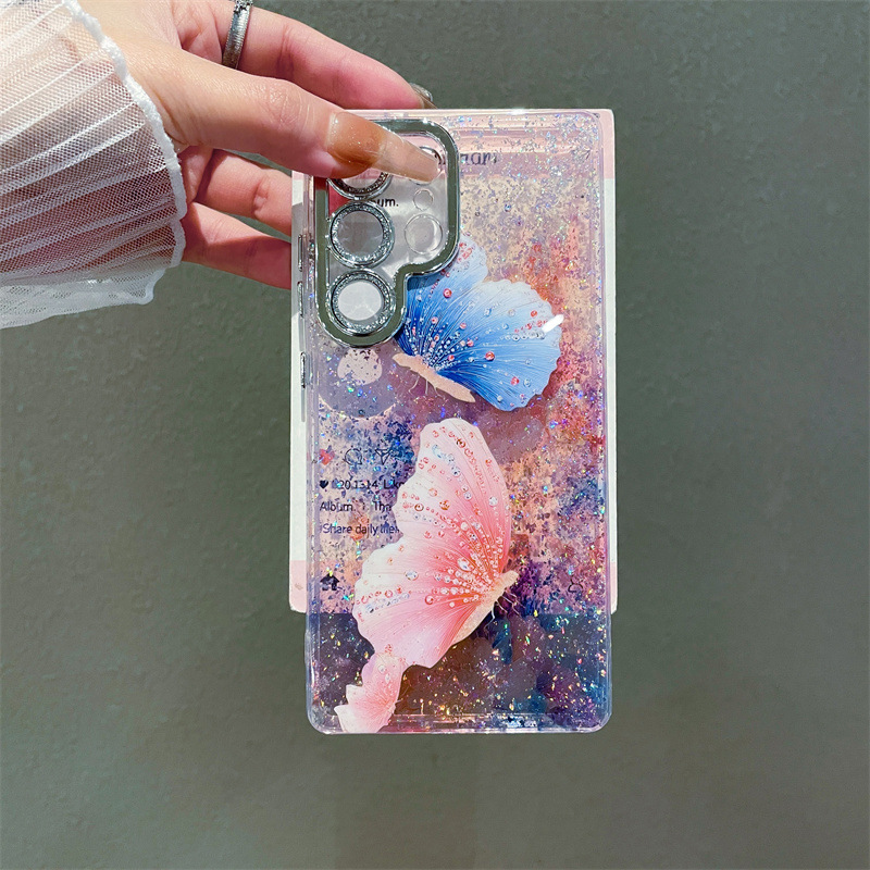 Lüks Yağlı Boya Çiçekler Keleb - Glitter Shockproof Case incelemesi ve fiyatı