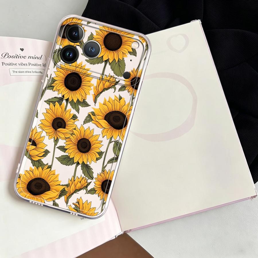 Sevimli Ayçiçeği Desenli Kılıf - Phone Cases Transparent incelemesi ve fiyatı