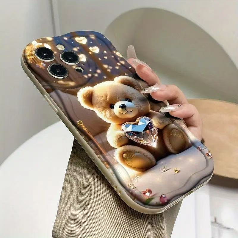 Karikatür Ayı Kalp 2D Desenli  - Phone Cases Galaxy S26 Ultra incelemesi ve fiyatı