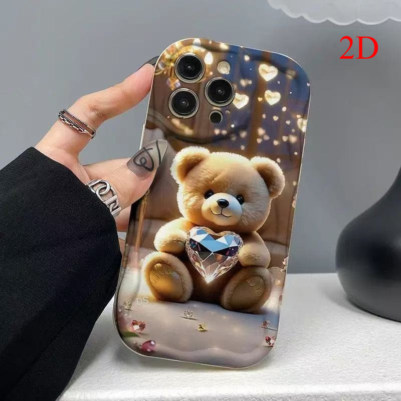 Karikatür Ayı Kalp 2D Desenli  - Phone Cases Galaxy S26 Ultra incelemesi ve fiyatı