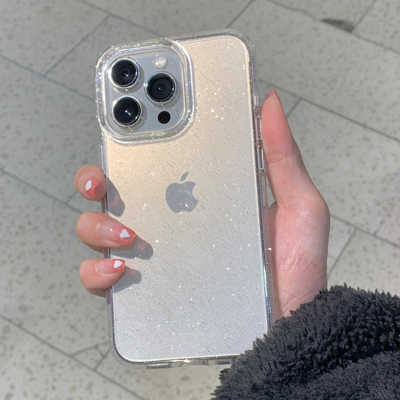 Şeffaf Basit Glitter Telefon K - Glitter Shockproof Case incelemesi ve fiyatı