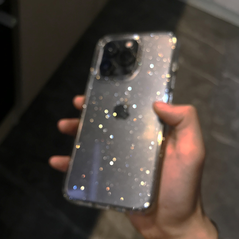 Şeffaf Basit Glitter Telefon K - Glitter Shockproof Case incelemesi ve fiyatı