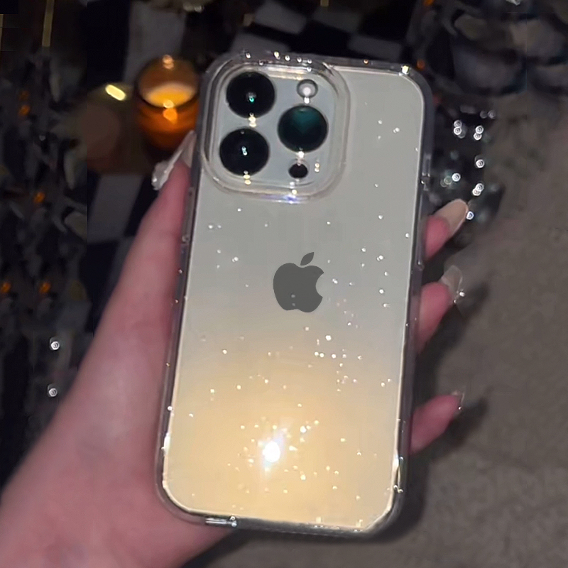 Şeffaf Basit Glitter Telefon K - Glitter Shockproof Case incelemesi ve fiyatı