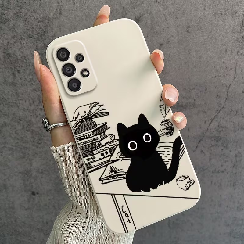 Sevimli Okuyan Siyah Kedi Dese - Phone Cases Cat incelemesi ve fiyatı