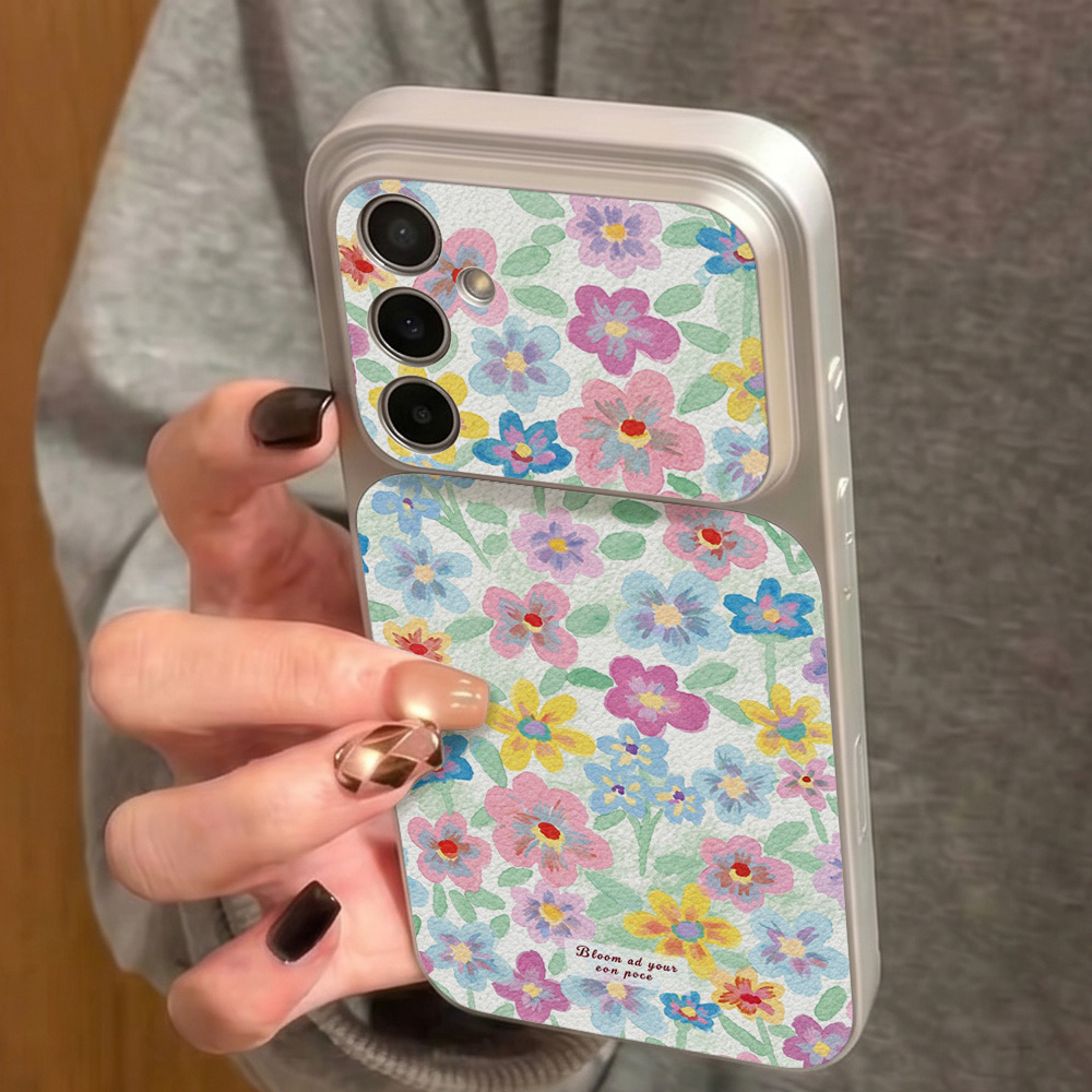 Renkli Çiçek Desenli Deri Tele - Phone Cases Samsung S25 Ultra incelemesi ve fiyatı