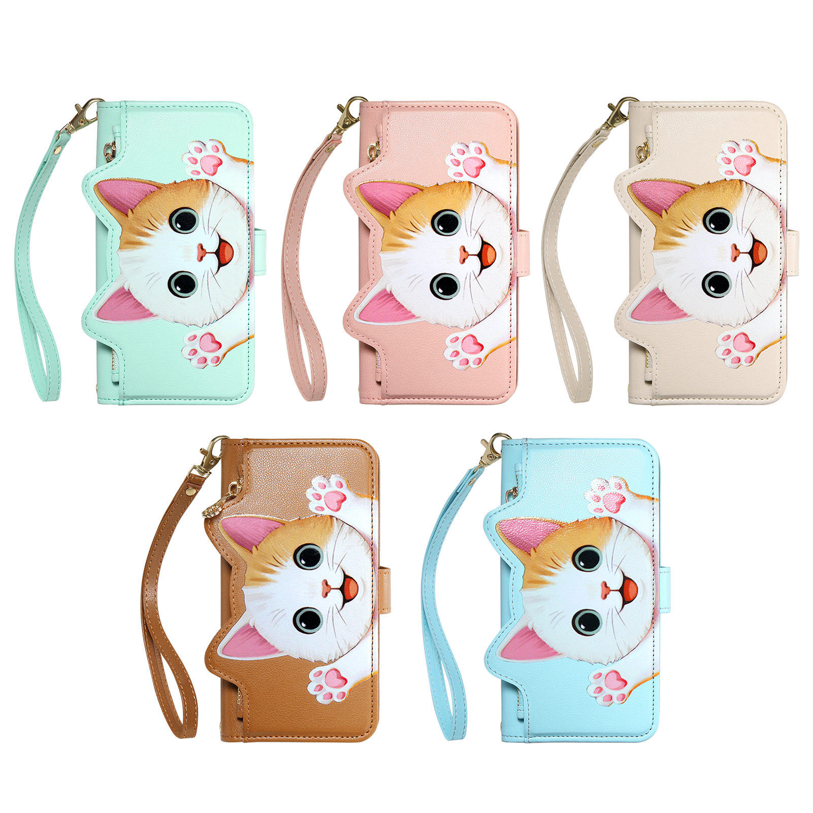 Sevimli Kedi PU Deri Fermuarlı - Flip Leather Case incelemesi ve fiyatı
