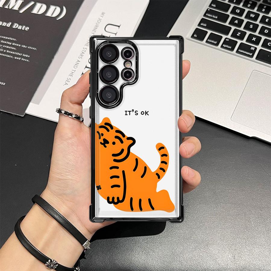 Sevimli Karikatür Kaplan Desen - Phone Cases Galaxy S26 Ultra incelemesi ve fiyatı