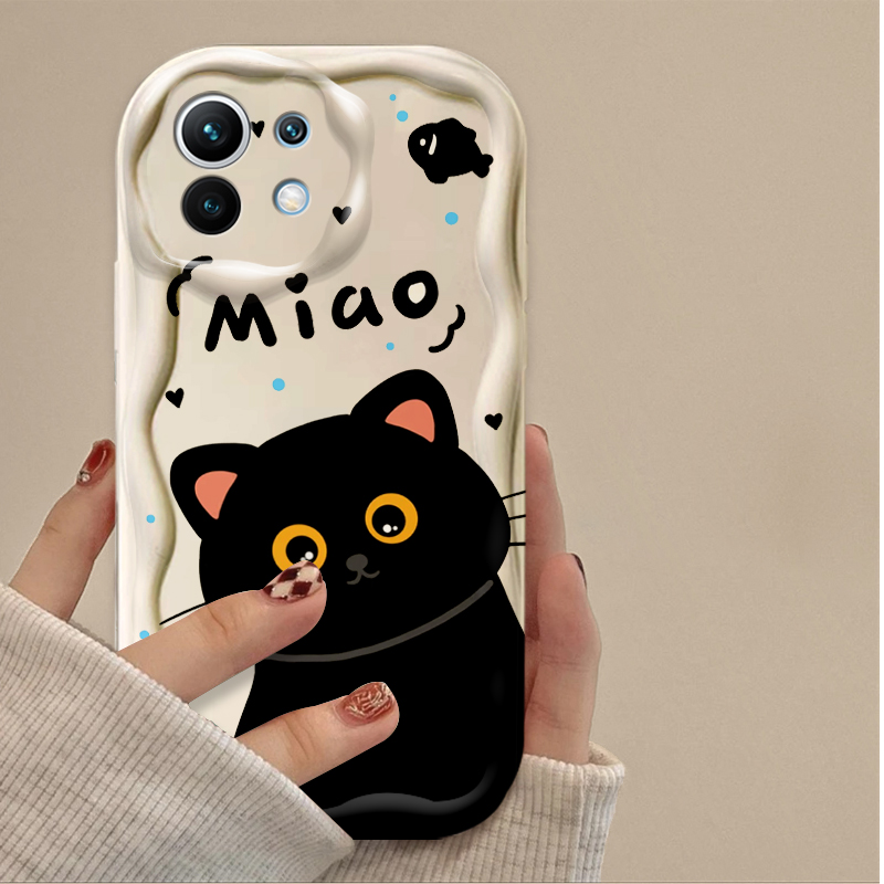 Yaratıcı Siyah Kedi Karikatür  - Phone Cases Cat incelemesi ve fiyatı