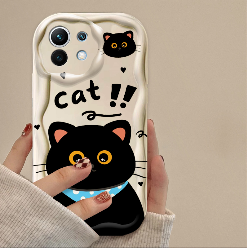 Yaratıcı Siyah Kedi Karikatür  - Phone Cases Cat incelemesi ve fiyatı